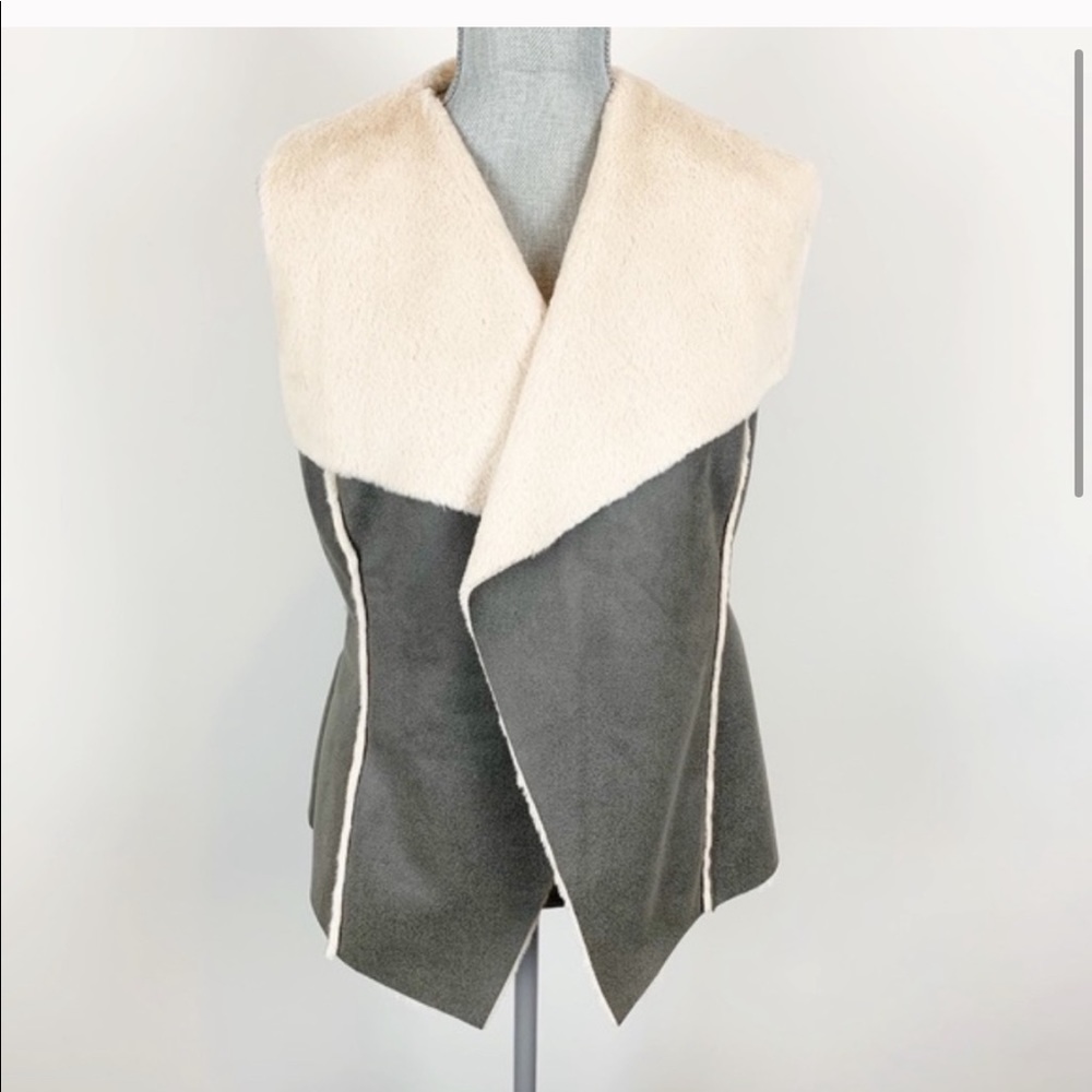 Suede fur vest - Picture 2 of 7